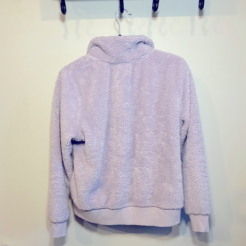FUZZY LAVENDER PULLOVER SWEATER - Picture 2 of 6